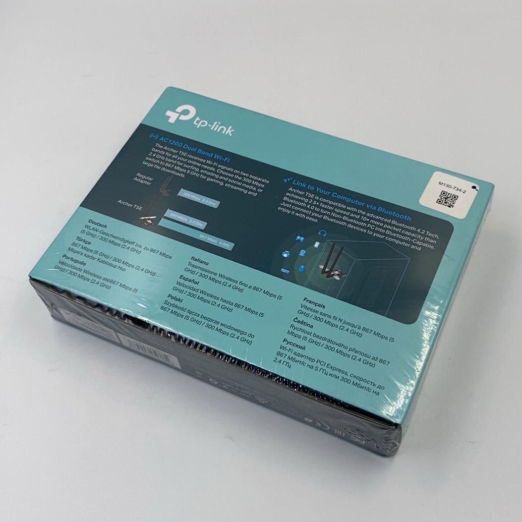 TP-Link Tarjeta WiFi PCIe AC1200 para PC (Archer T5E) - Bluetooth 4.2,  tarjeta de red inalámbrica de doble banda (2.4Ghz y 5Ghz) para juegos