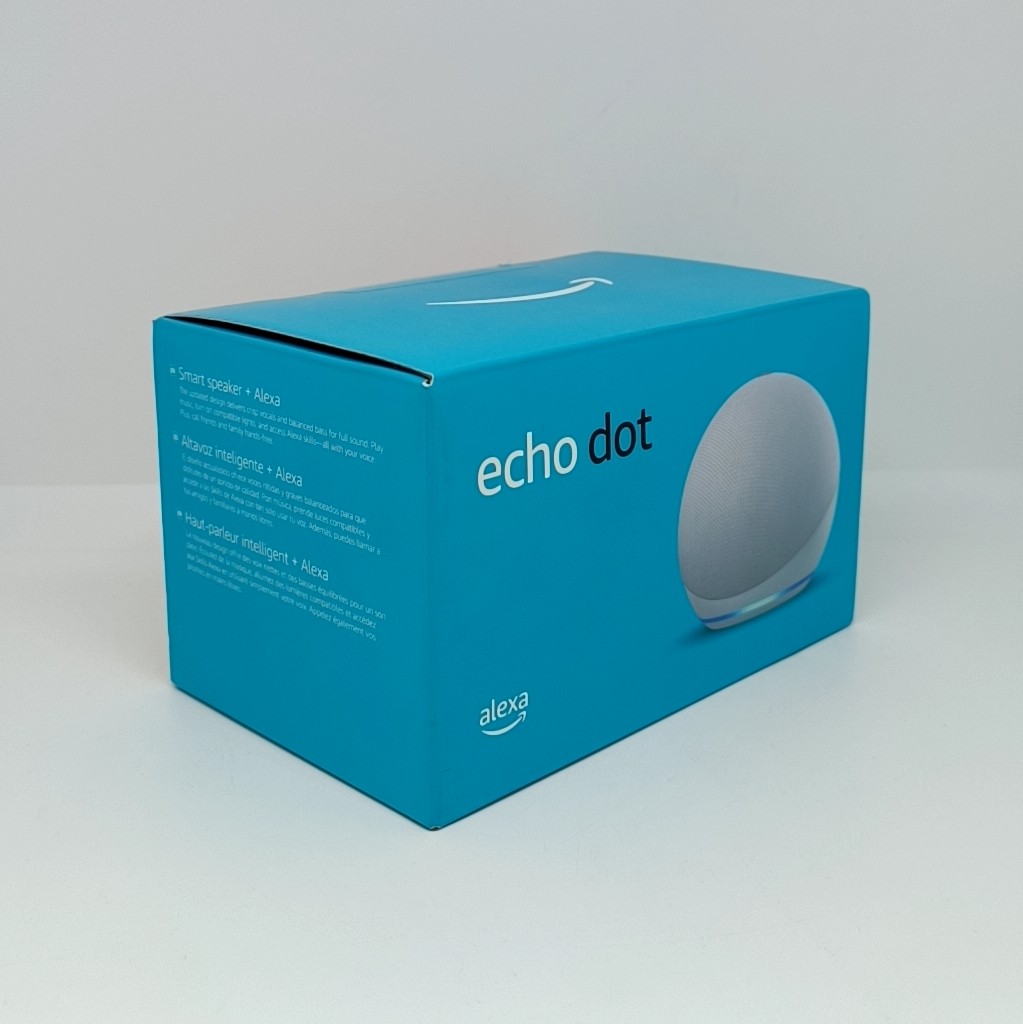 Altavoz Inteligente  Echo Dot Generación 4 Color Blanco Glaciar -  Promart