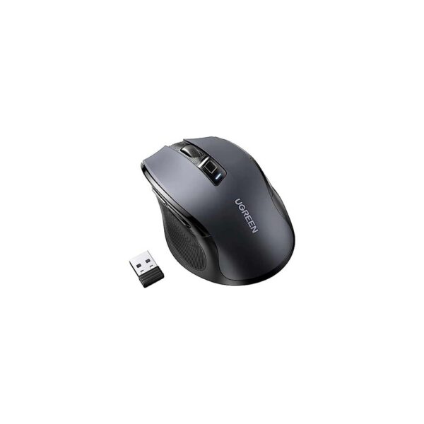 UGREEN Mouse Ergonómico Inalámbrico 2.4 GHz, 15M de Conexión, 4000 dpi