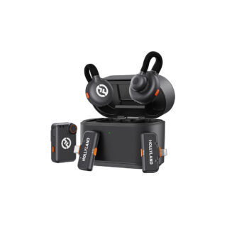 Hollyland Lark M2S Ultimate Combo (cámara RX+USB-C RX+Lightning RX) Micrófono inalámbrico Lavalier para iPhone/cámara/Android/PC, micrófono compacto, clip de titanio, cancelación de ruido