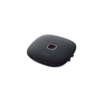 AUKEY Receptor Bluetooth 5, adaptador de música de audio inalámbrico habilitado para NFC con llamadas manos libres para el hogar y el sistema de audio del coche