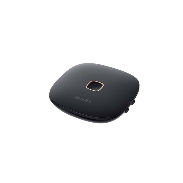 AUKEY Receptor Bluetooth 5, adaptador de música de audio inalámbrico habilitado para NFC con llamadas manos libres para el hogar y el sistema de audio del coche