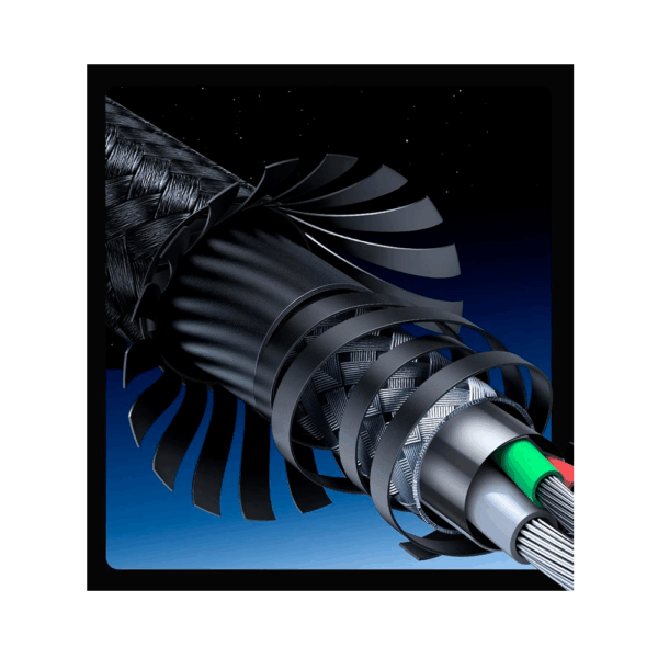 Ugreen Cable de carga rapida reforzado USB-C a USB-C, soporta hasta 60W (Black) - Image 3