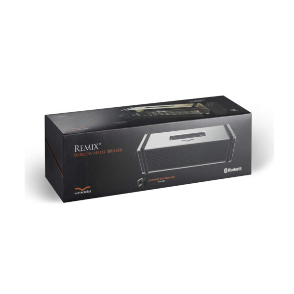 V-Moda Remix Portable Bluetooth Speaker (Silver Aluminum)