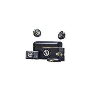 Hollyland Lark M2 - Micrófono inalámbrico Lavalier para iPhone/Android/cámara/PC/portátil con Lightning/USB-C/Plug, 48 KHz 24 bits Negro
