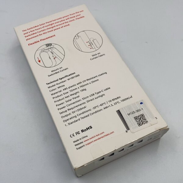 SWITCHBOT SOLAR PANEL (FOR SWITCHBOT CURTAIN) - Imagen 5