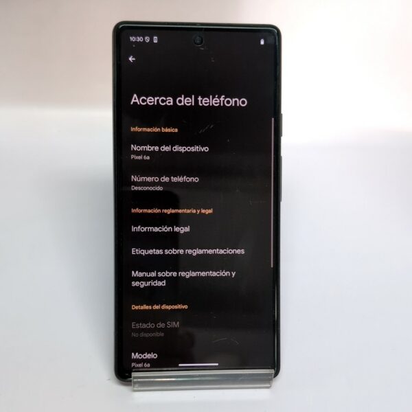 Google Pixel 6a 128GB Charcoal (Negro) - Image 2