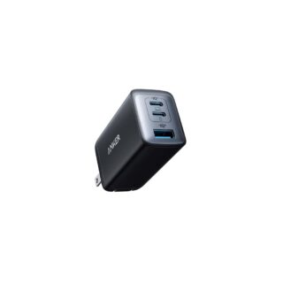 Anker USB C Charger, 735 Charger (Nano II 65W), PPS 3-Port Fast Compact Foldable for MacBook Pro/Air, iPad Pro, Galaxy S23, Dell XPS 13, Note 20/10+, iPhone 15/Pro, Steam Deck, and More