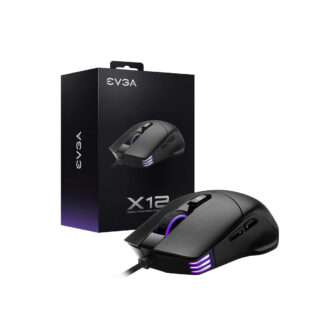 EVGA X12 AMBIDEXTROUS WIRED GAMING MOUSE (16.000 DPI)