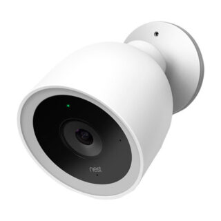 Google Nest Cam IQ Outdoor Camera Wi-Fi Wired NC4200US White
