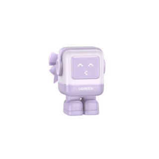 Ugreen Nexode RG Purple Cargador rapido de 3 puertos 2xUSB-C 1xUSB-A 65W