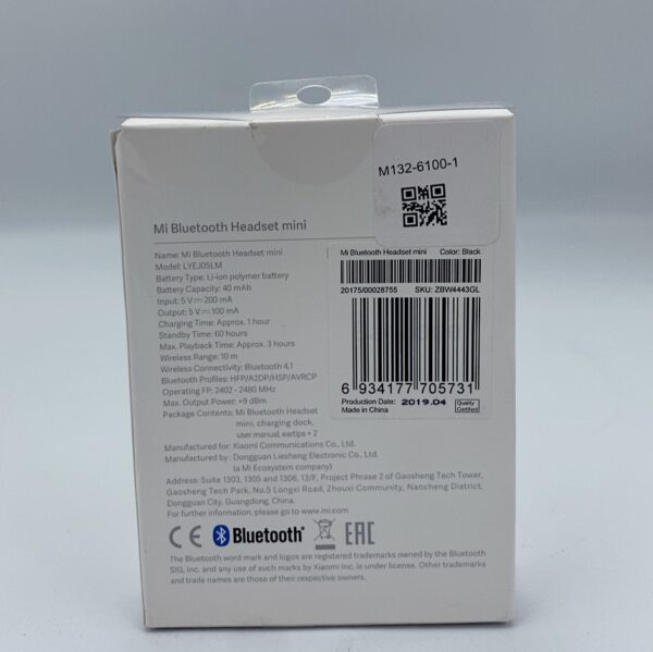 Xiaomi Mi Bluetooth Headset Mini - Imagen 3