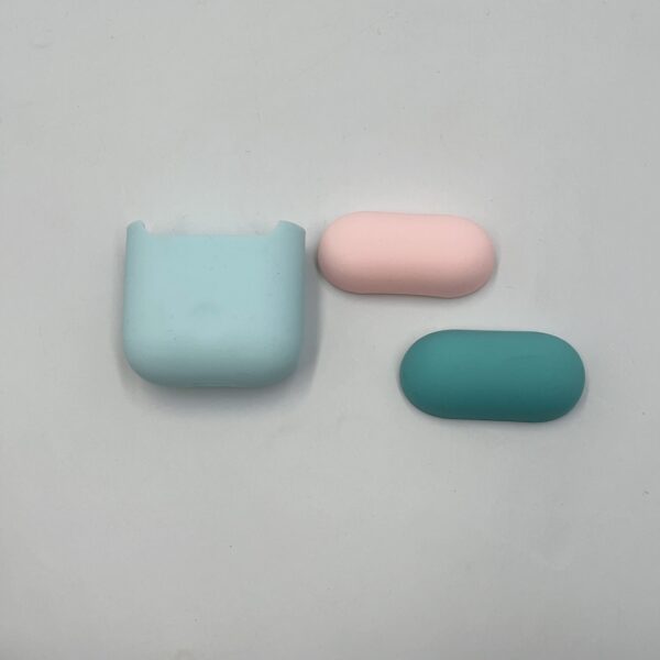 elago AirPods Duo Case [Body-Pastel Blue/Top-Pink, White] - Imagen 3
