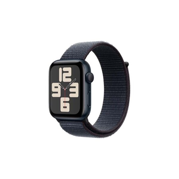 Apple Watch SE 2nd Gen 44mm,GPS Midnight Aluminum Case & Midnight Sport Loop