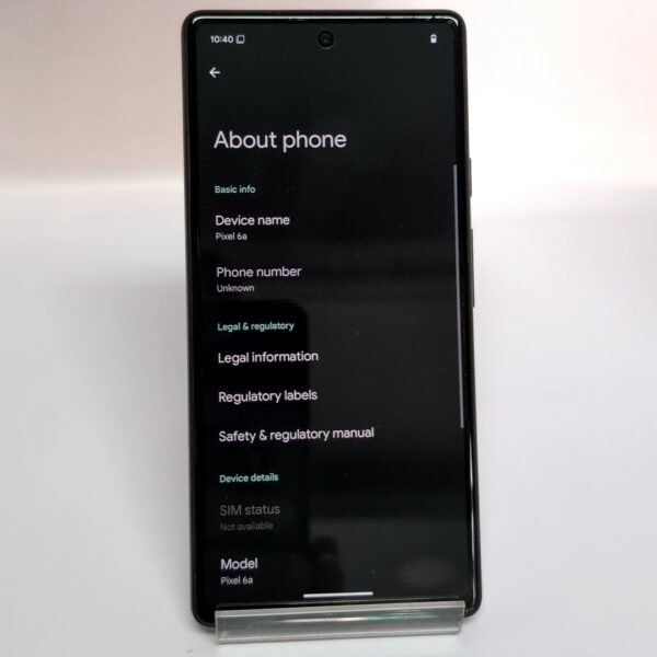 Google Pixel 6a 128GB Chalk (Blanco) - Imagen 2