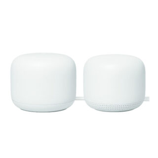 GOOGLE NEST WIFI AC2200 MESH SYSTEM ROUTER & POINT (2 PACK)