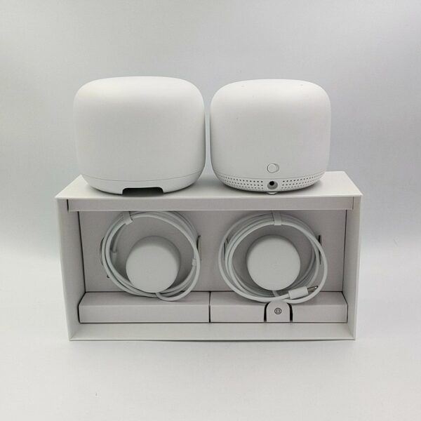 GOOGLE NEST WIFI AC2200 MESH SYSTEM ROUTER & POINT (2 PACK) - Imagen 2