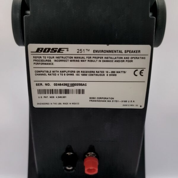 Bose 251 Altavoces exteriores color Negro (1 Par) - Imagen 4
