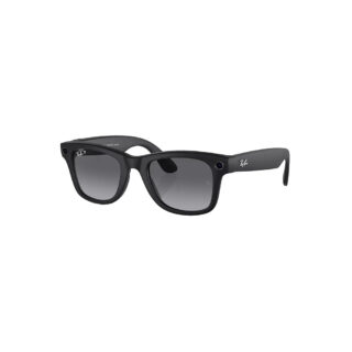 Ray-Ban Meta Wayfarer Marco Negro Mate Cristal Grafito Talla Standard (Polarizados)