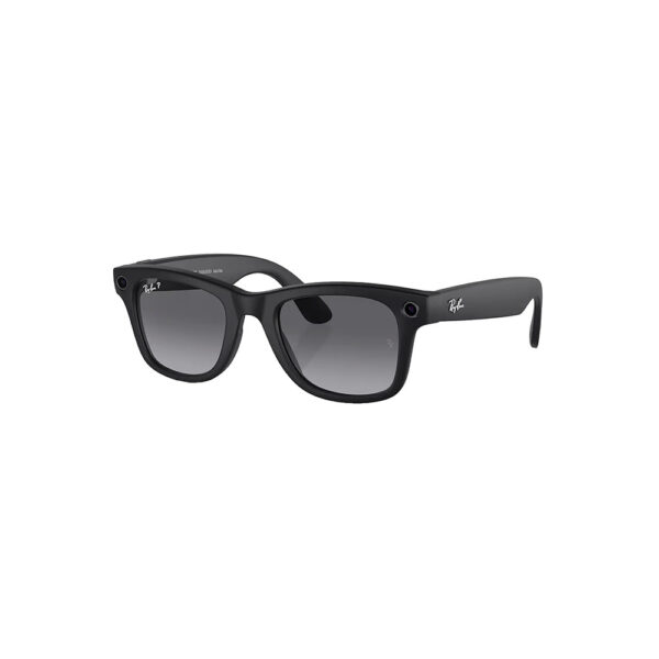 Ray-Ban Meta Wayfarer Marco Negro Mate Cristal Grafito Talla Standard (Polarizados)