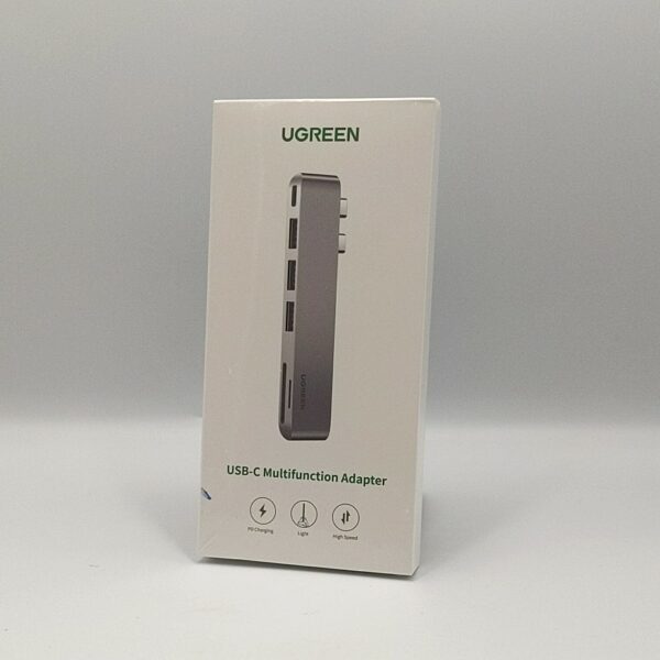 Ugreen - Hub USB C para MacBook, adaptador de aluminio tipo C con 3 USB 3.0, 100 W USB C Power Delivery, lector de tarjetas Micro SD/SD - Imagen 2