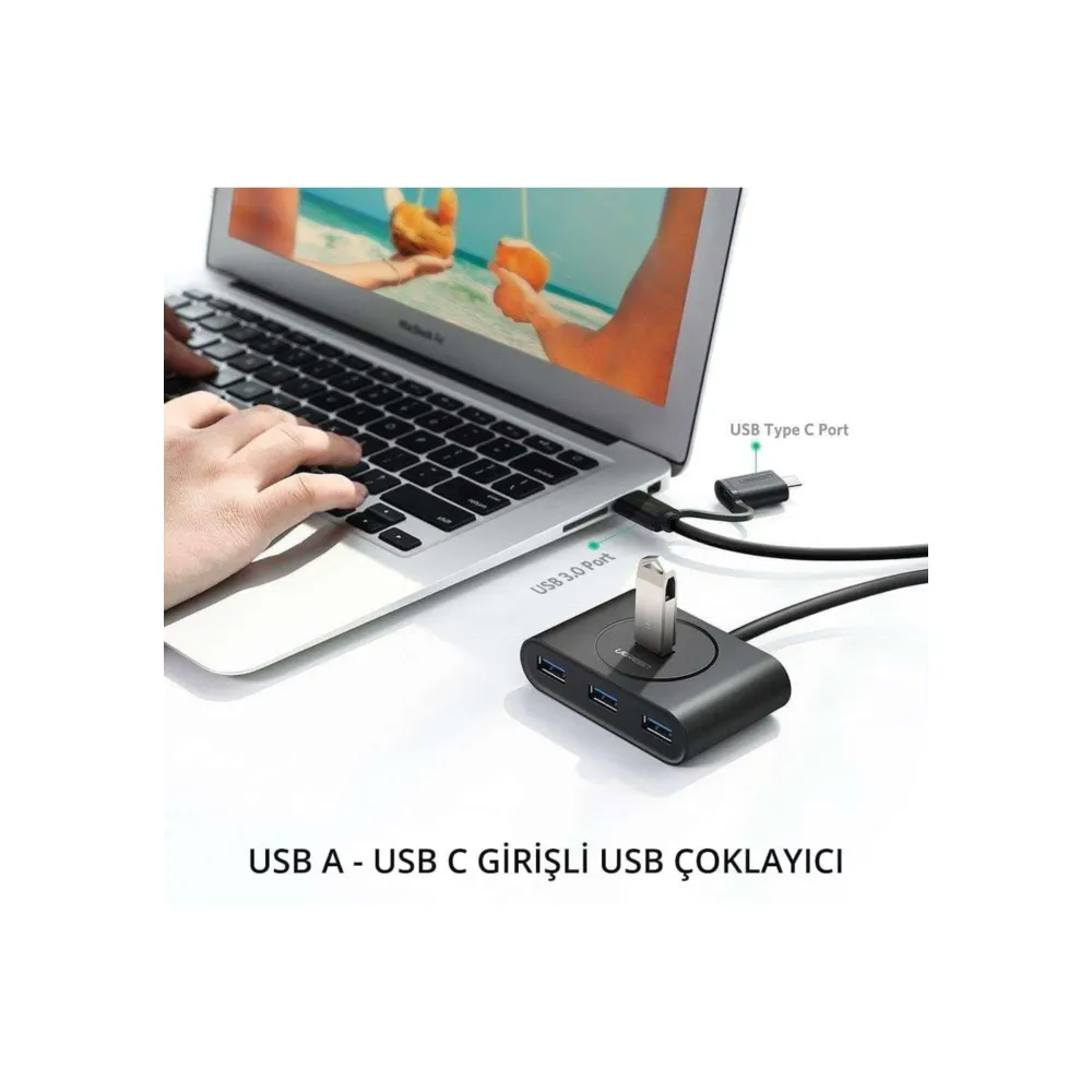 UGREEN Hub Usb 3.0 Con Adaptador Tipo-c - Imagen 2