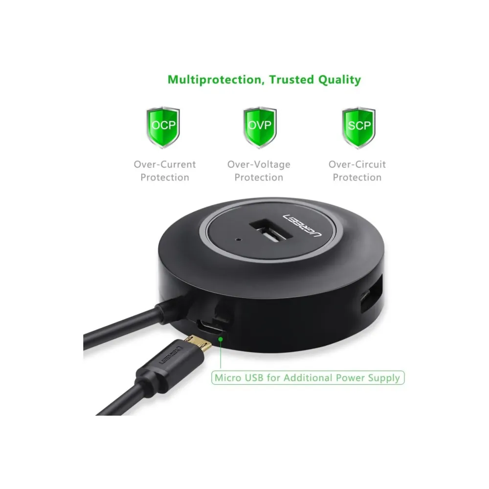 UGREEN Hub Usb 2.0 De 4 Puertos - Imagen 2