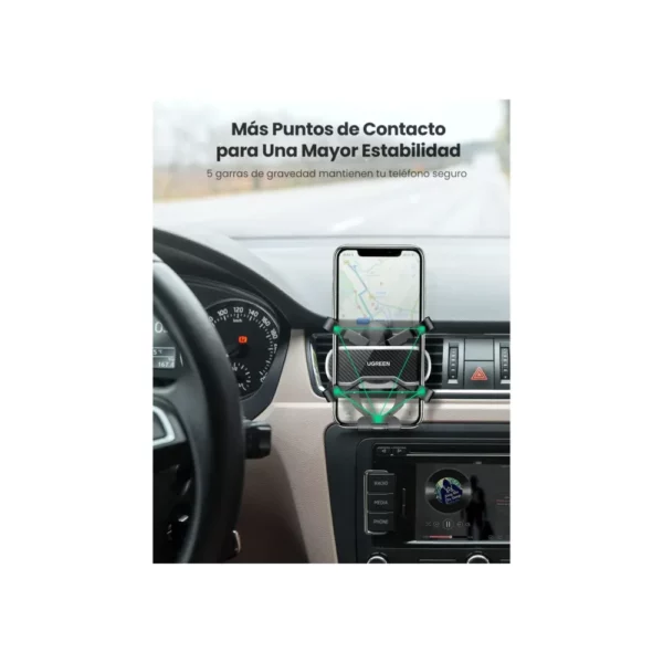 UGREEN Soporte Para Vehiculo Por Gravedad - Imagen 2