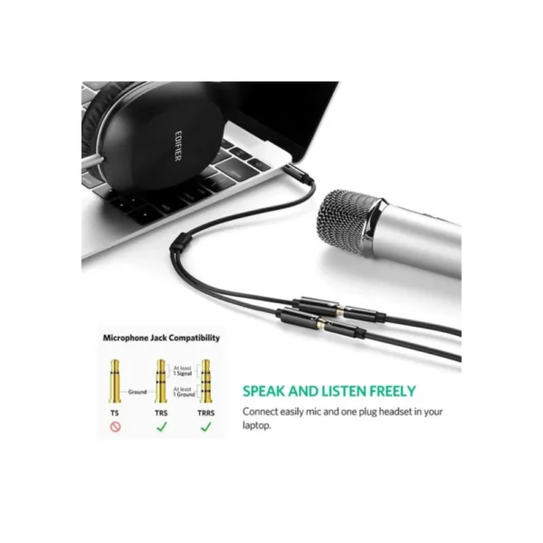UGREEN Cable De Audio 3.5mm Macho A  2 Hembra - Imagen 5