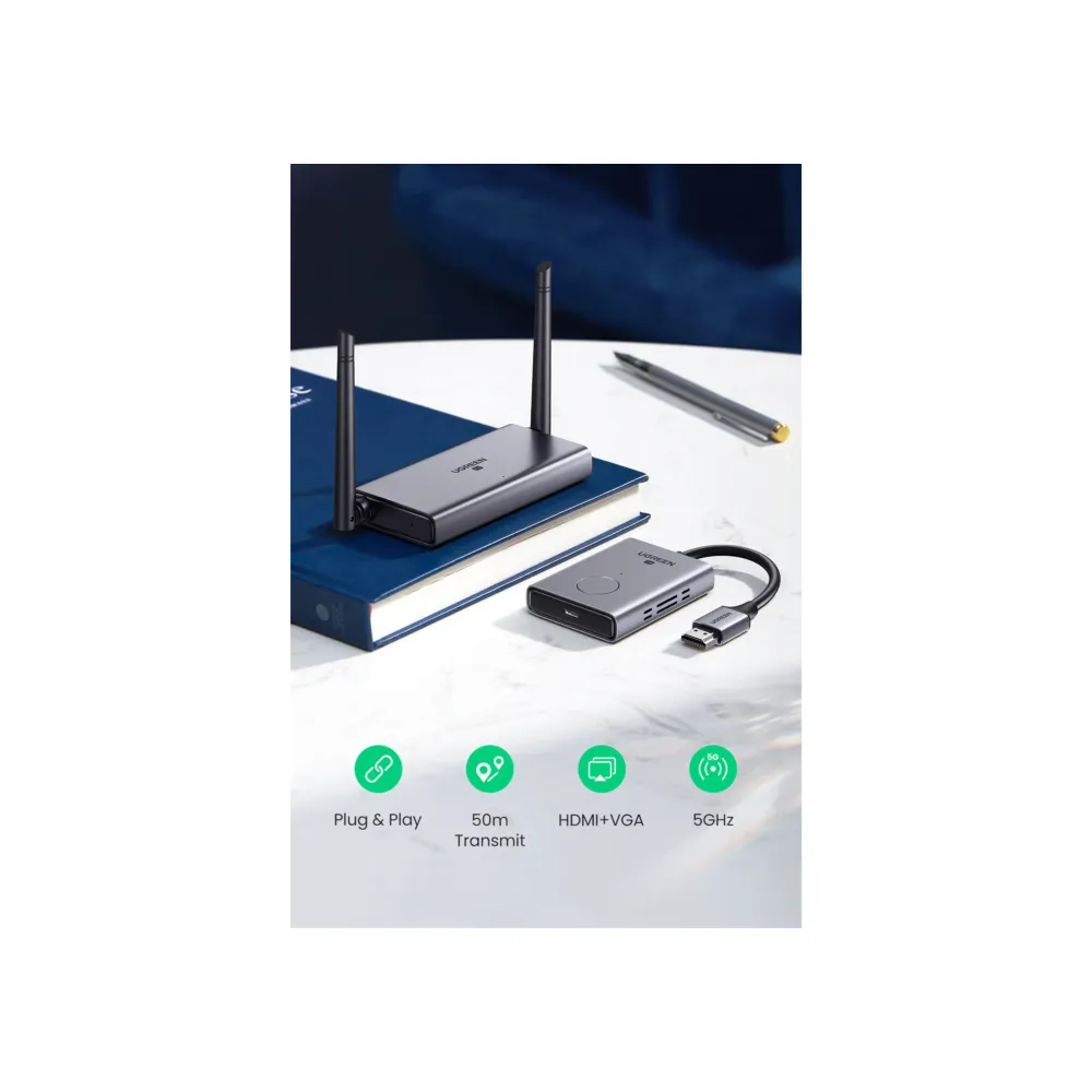 UGREEN Extensor Hdmi Inalambrico De 50m - Imagen 2