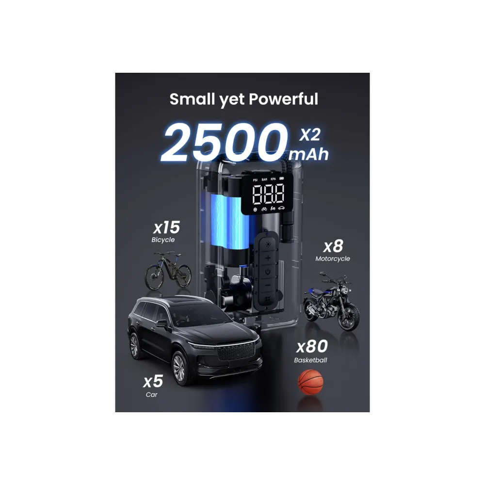 UGREEN Compresor De Aire Portatil Ugreen 150psi - Imagen 4