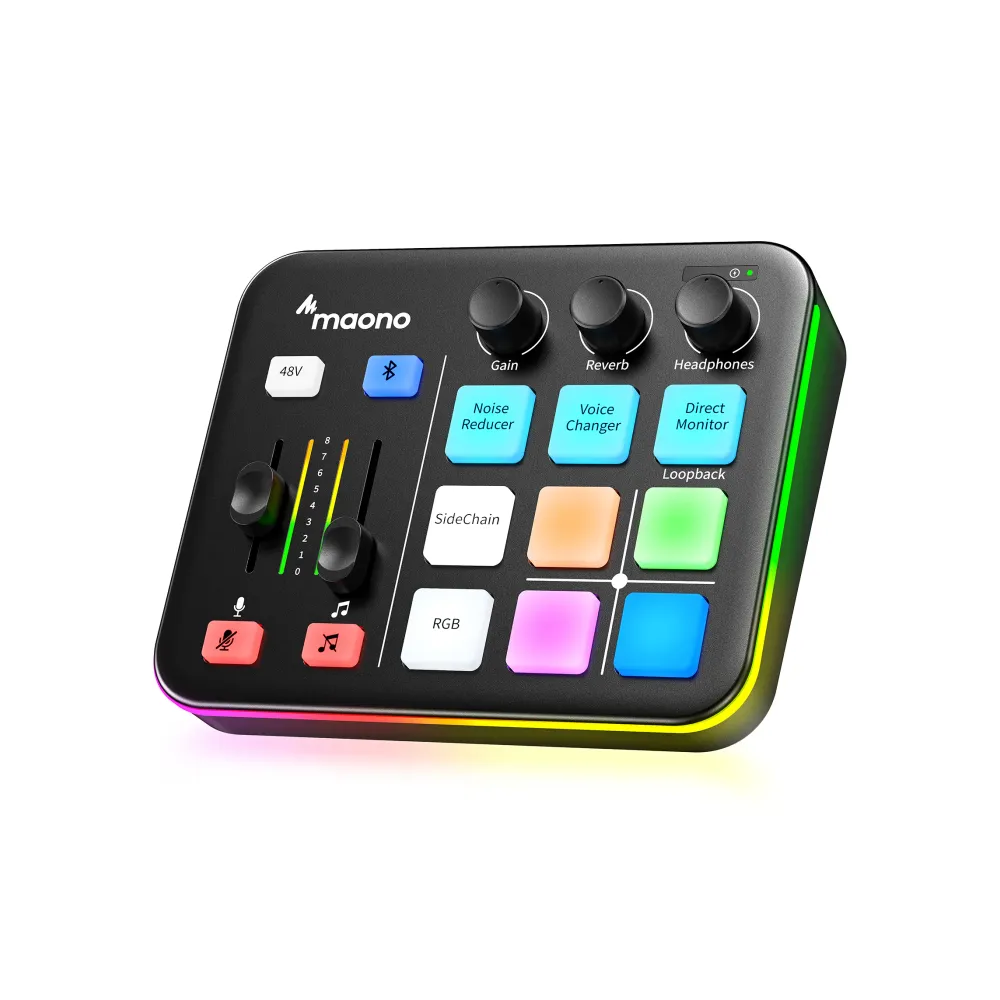 MAONO Mezclador De Audio Para Streaming Gamer