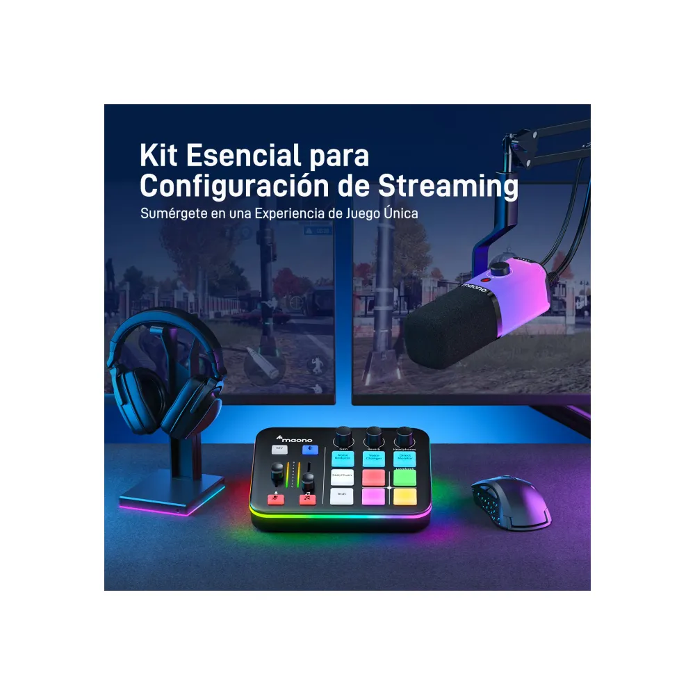 MAONO Mezclador De Audio Para Streaming Gamer - Imagen 2