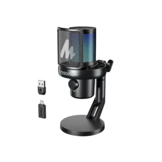 MAONO Microfono Inalambrico De Escritorio Rgb