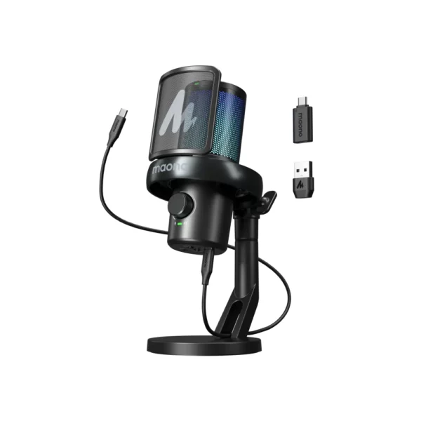 MAONO Microfono Inalambrico De Escritorio Rgb - Imagen 2