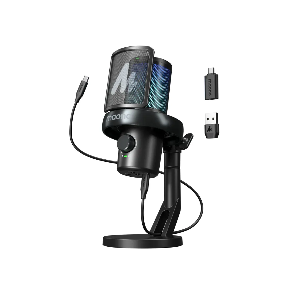 MAONO Microfono Inalambrico De Escritorio Rgb - Imagen 2