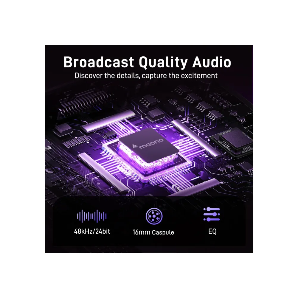 MAONO Microfono Inalambrico De Escritorio Rgb - Imagen 5