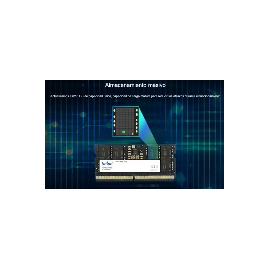NETAC Memoria Ram Basic Sodimm Ddr5 8gb - Imagen 4