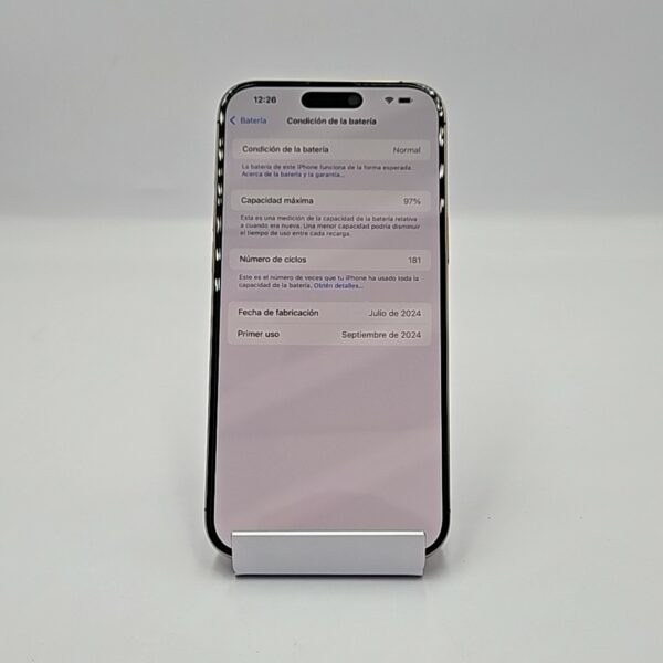 Apple iPhone 16 Pro Max 1TB Desert Titanium Dual eSim (97%) - Imagen 6