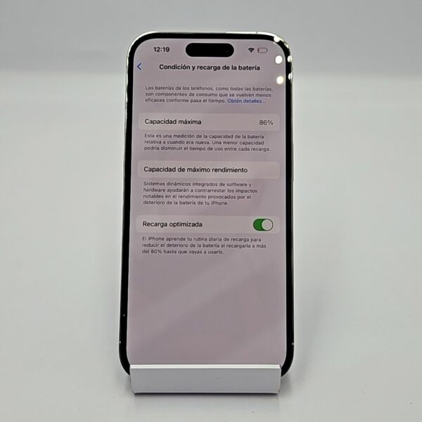 Apple iPhone 14 Pro 256GB Silver Dual eSim (86%) - Imagen 4