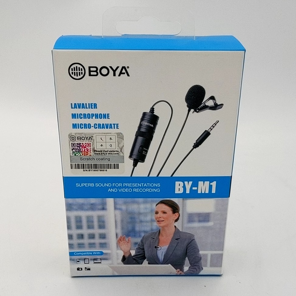 BOYA BY-M1 3.5mm Omnidirectional Lavalier Microphone - Imagen 3