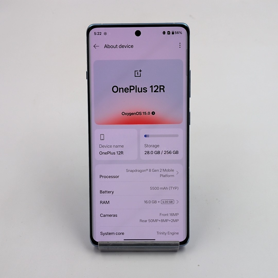 ONEPLUS 12R 256GB, 16GB RAM COOL BLUE - Imagen 2