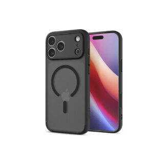 Spigen for iPhone 17 Pro Max Case, Ultra Hybrid MagFit Negro Ahumado