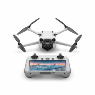 DJI Mini 3 Pro (DJI RC): dron de cámara ligero y plegable con video de 4K/60 fps, foto de 48 MP, tiempo de vuelo de 34 minutos, detección de obstáculos tridireccionales, ideal para fotografía aérea y redes sociales