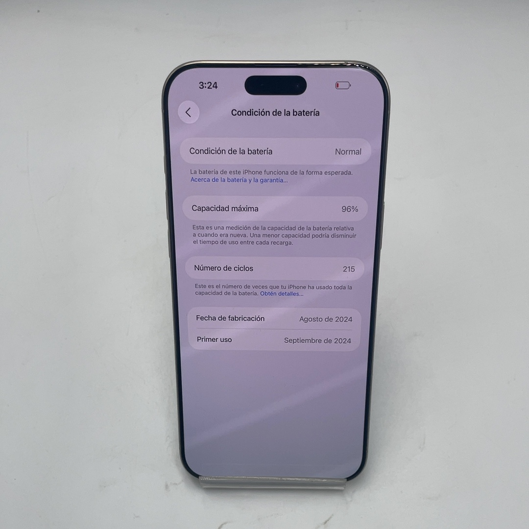 iPhone 16 Pro Max 256GB Natural Titanium eSim (96%) - Imagen 2