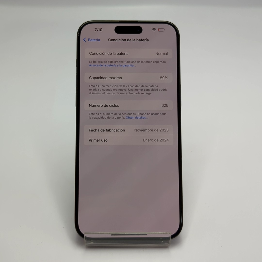 iPhone 15 Pro Max 256GB Black Titanium eSim (89%) - Imagen 4