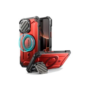 SUPCASE iPhone 16 Pro Max Grado Militar, Magsafe, Color Rojo
