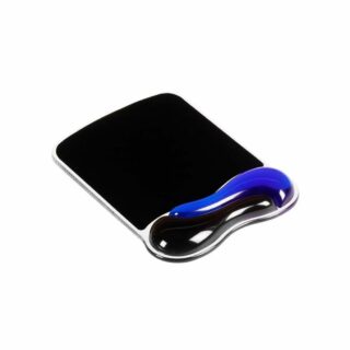 Kensington Duo Gel K62401AM tapete para mouse con descanso para muñeca, color azul, Azul