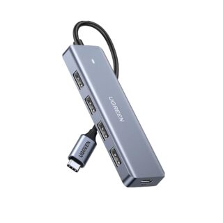 UGREEN USB C Hub 4 puertos USB3.0 con USB-C power supply (70336)
