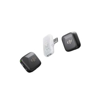 DJI Mic Mini (2 TX + 1 Mobile RX), ultraligero, cancelación activa de ruido